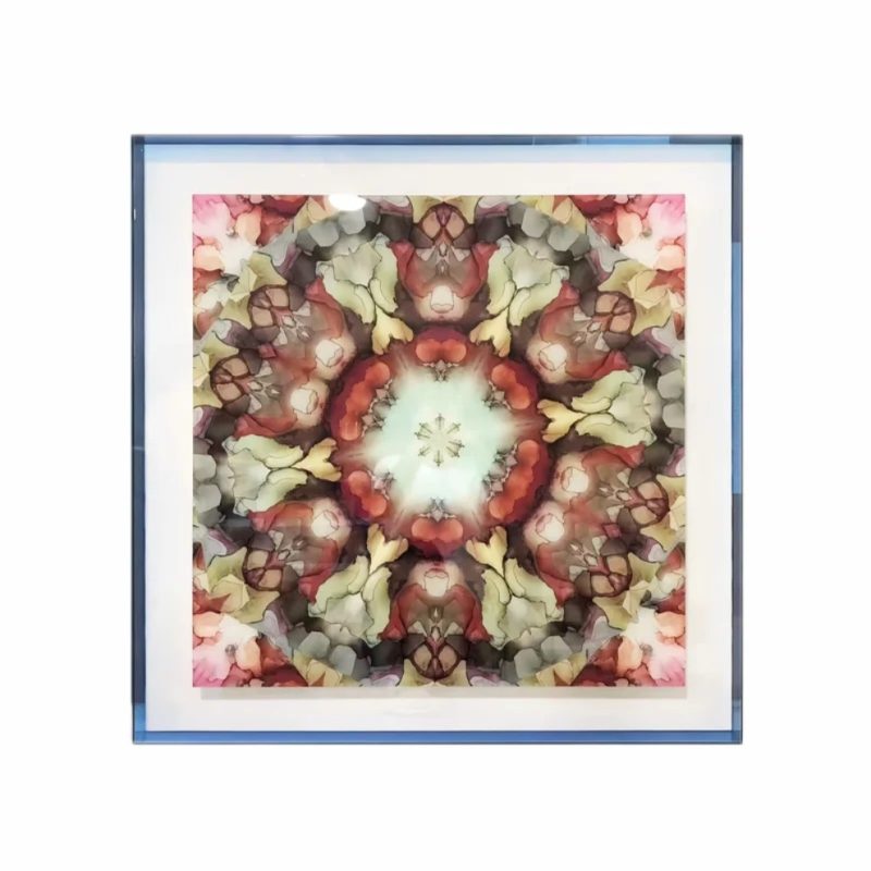Vibrant Kaleidoscope Acrylic Wall Art