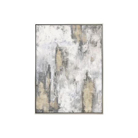 modern serenity abstract wall art in soft, neutral tones