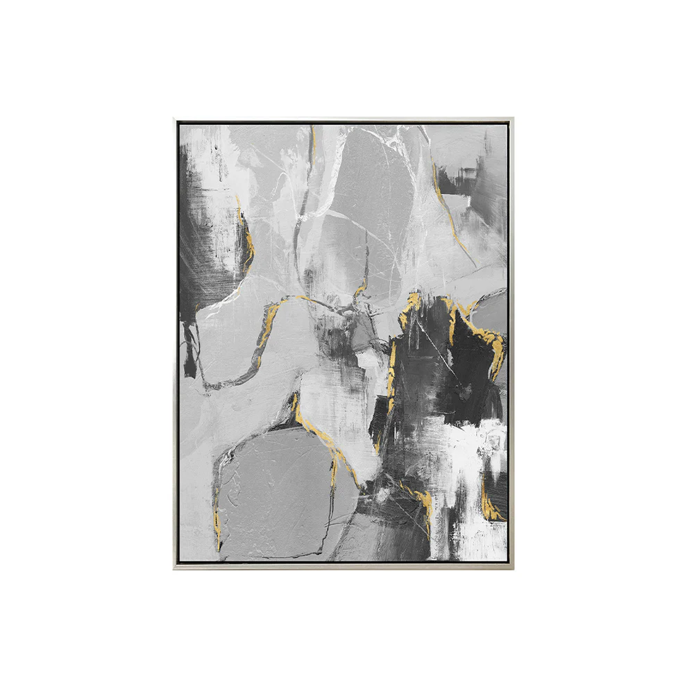 neutral abstract oil painting modern artwork