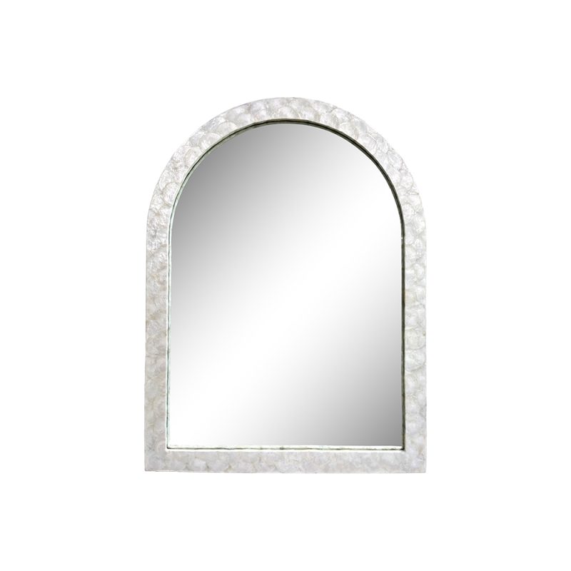 Arched Seashell Mirror