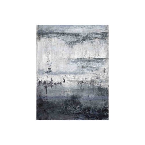 Tranquil Layers Abstract Canvas Painting