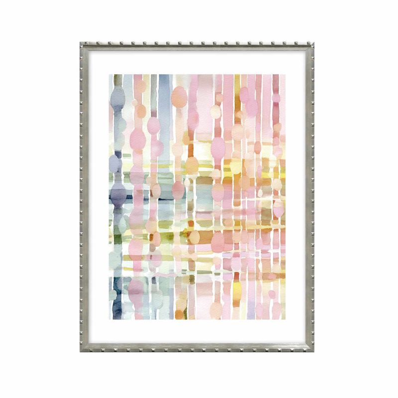 Abstract Watercolor Framed Painting