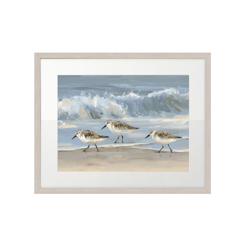 Sandpipers Framed Wall Art