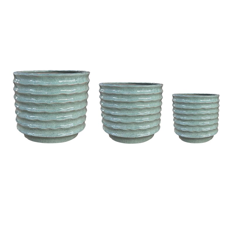 Ripple Ceramic Planter